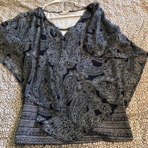 Beautiful Flowy Blue Blouse